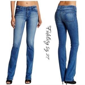 NWT Fidelity Boot Cut Denim Jeans sz 27